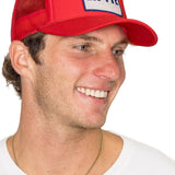 C' Est La Vie Trucker Hat - Red