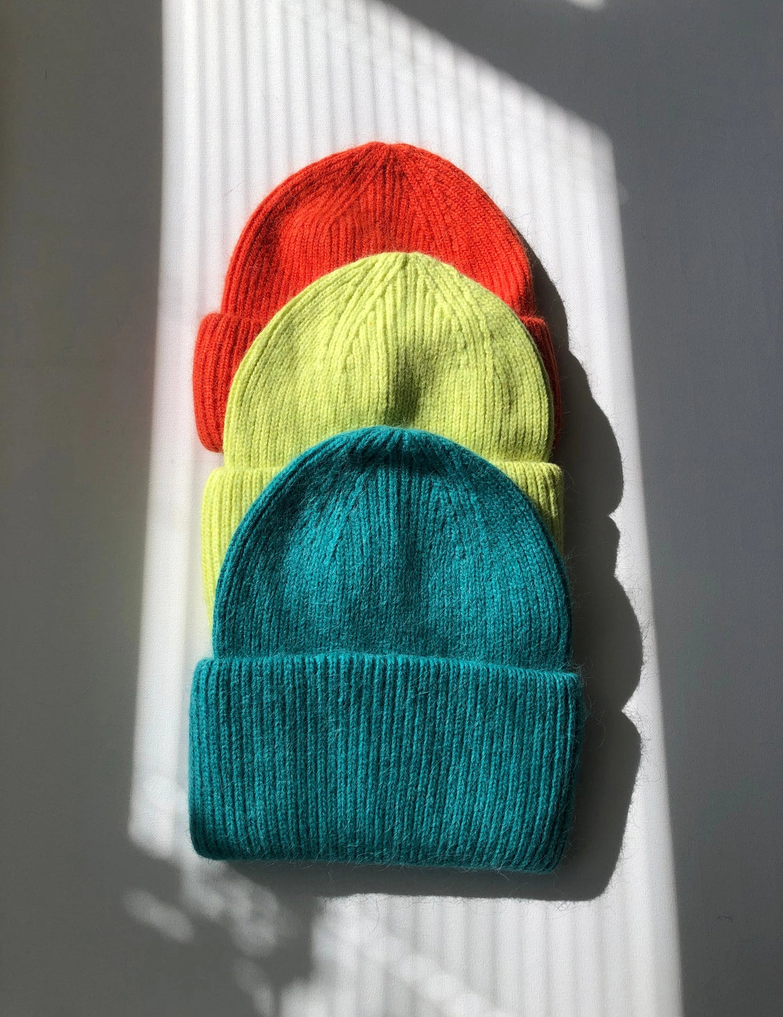 Royal Angora Beanie - Bright Orange