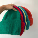 Royal Angora Beanie - Bright Orange
