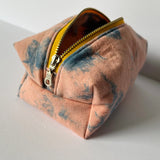 Botanically Dyed Toiletry Bag - Peach