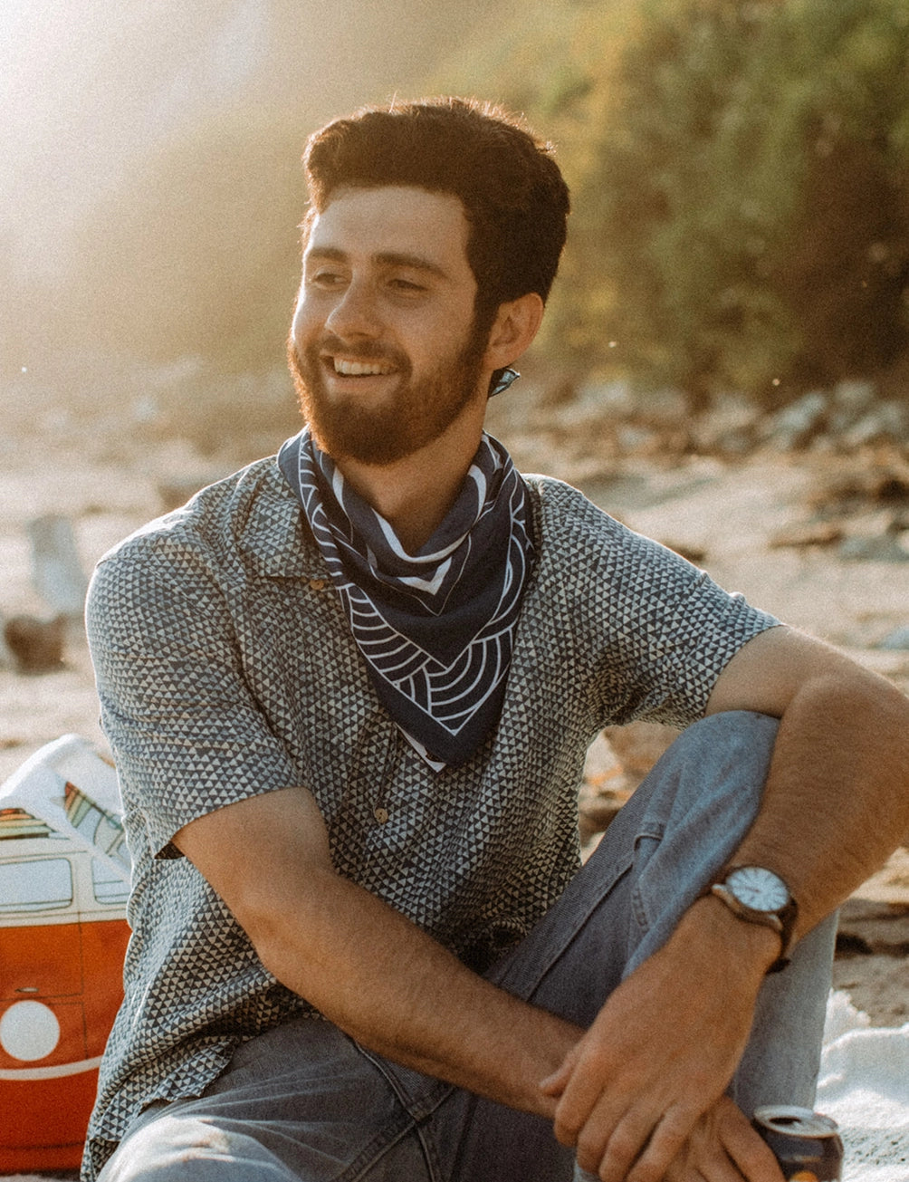 "Breaking Waves" Bandana