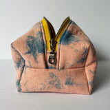 Botanically Dyed Toiletry Bag - Peach