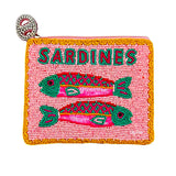 Beaded Sardines in a Tin Can Coin Pouch