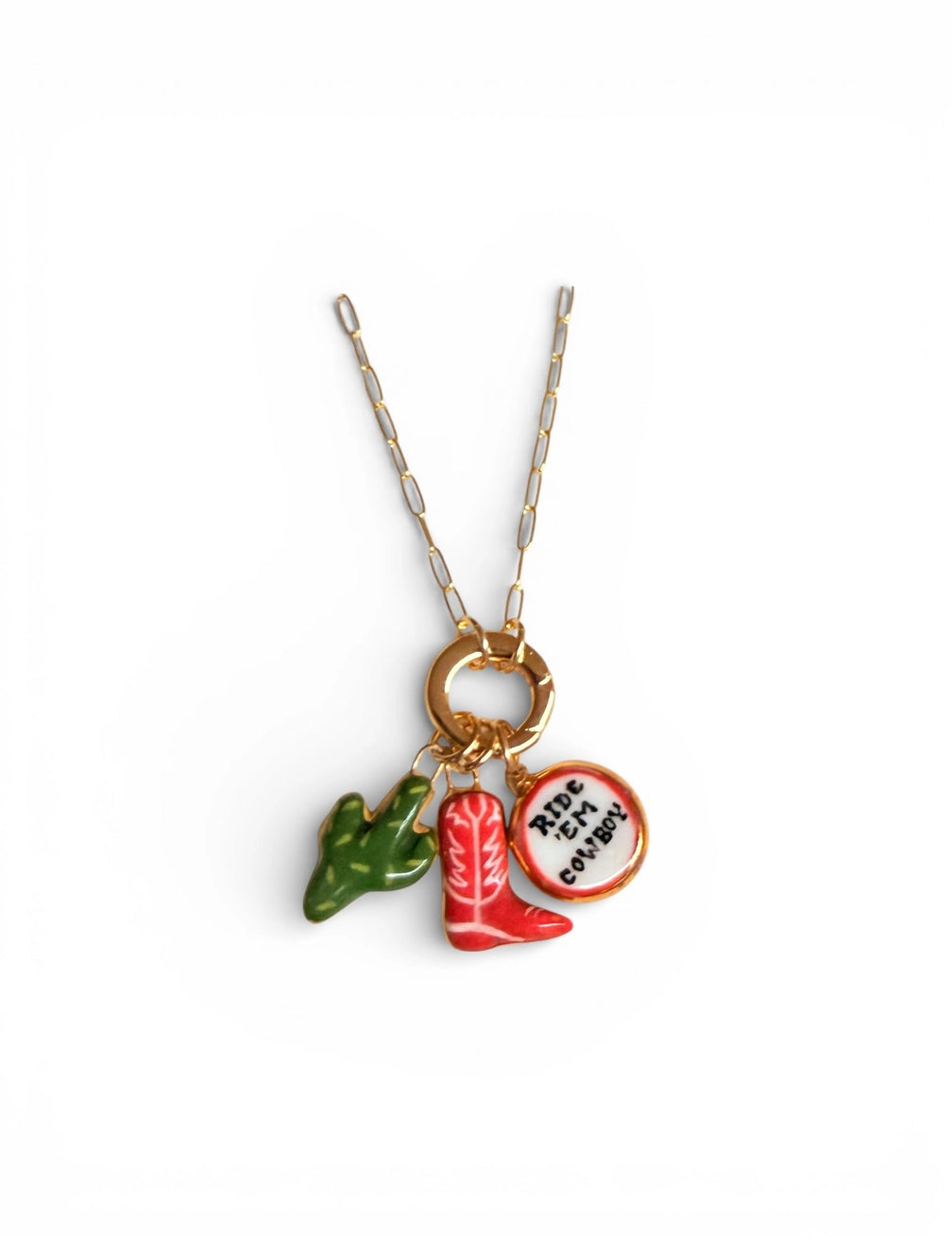 Red Cowboy Boot Charm