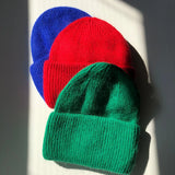 Royal Angora Beanie - Crystal Red