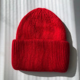 Royal Angora Beanie - Crystal Red