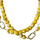 Seaglass Necklace - Yellow