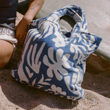 Sunny Terry Tote - Dusty Blue