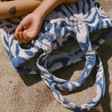 Sunny Terry Tote - Dusty Blue