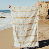 Sunday - Recycled Throw Blanket