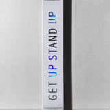 Packaging of 'Get Up Stand Up' incense sticks by Bohemean Reve on a gray background