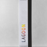 Product packaging with 'Lagoon' text on a gray background