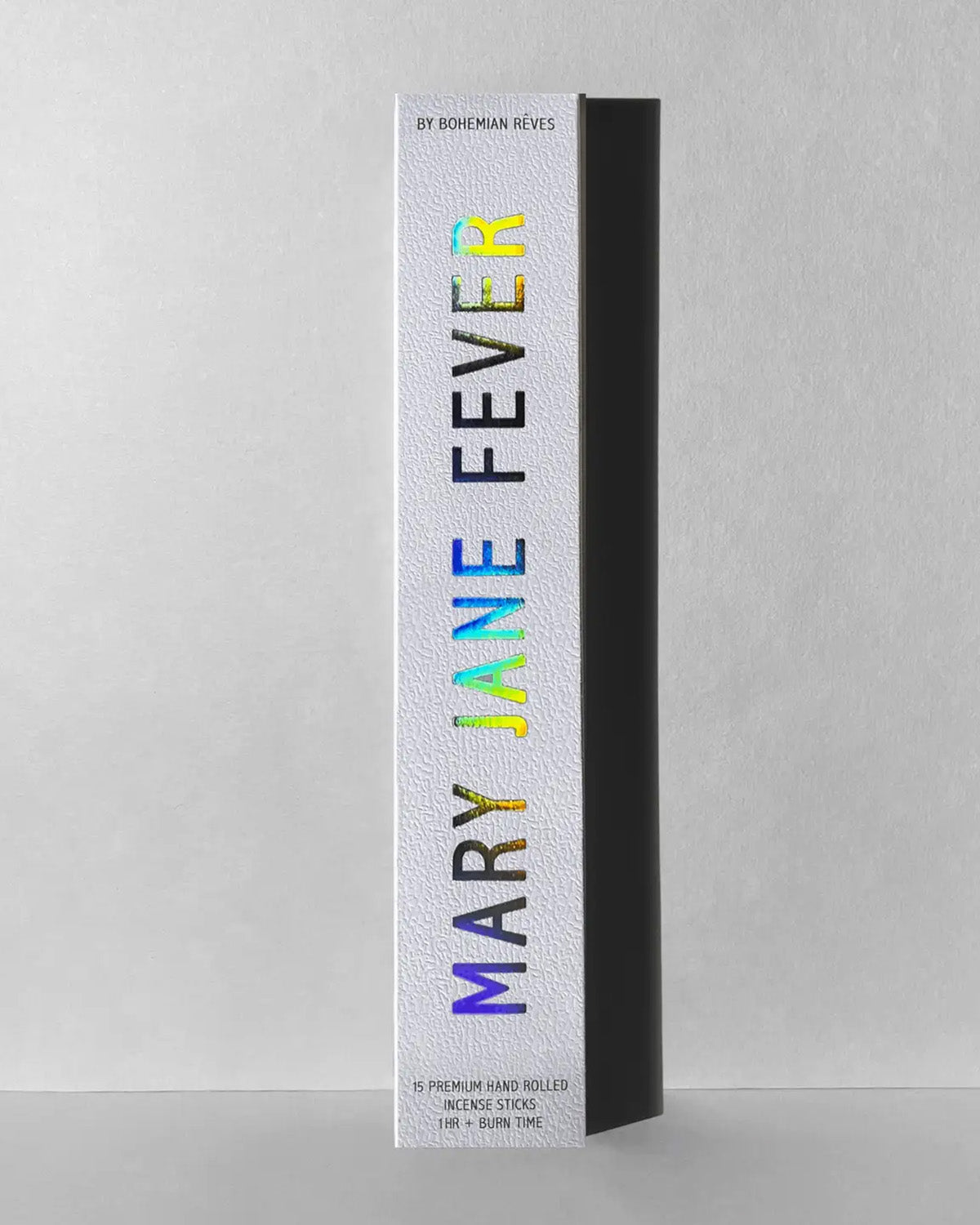 Product packaging with 'Mary Jane Fever' text on a gray background