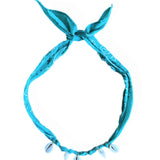 Bandana Shell Necklace - Turquoise