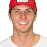 C' Est La Vie Trucker Hat - Red