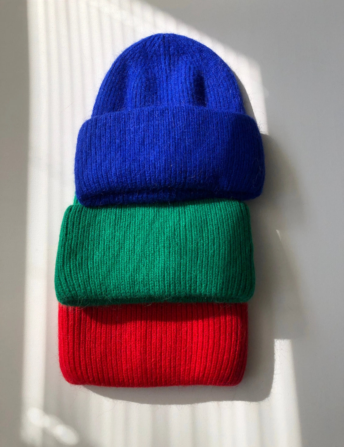Royal Angora Beanie - Royal Blue
